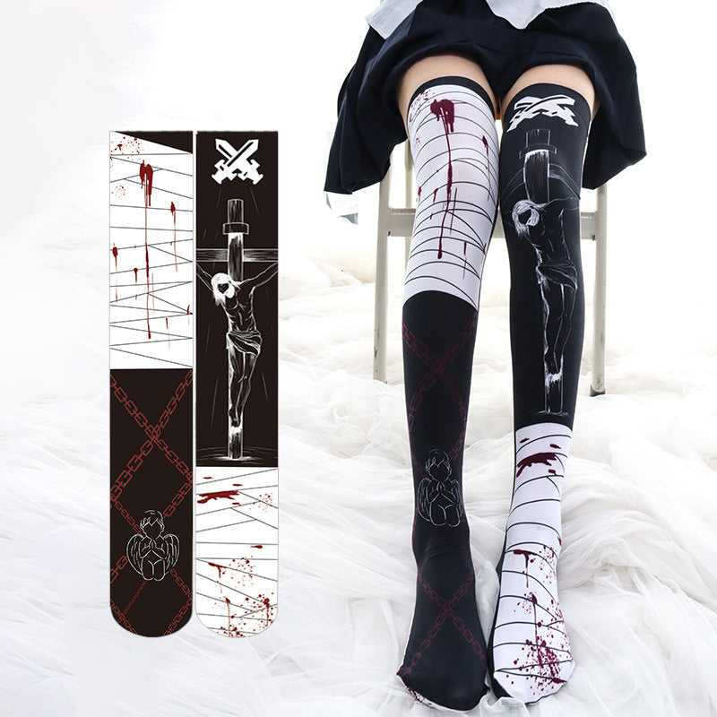 Halloween Bloodmark Adult Socks