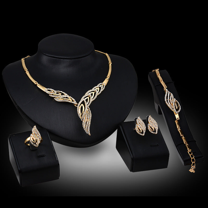 Exaggerated Bridal Gift Female Fashion Jewelry Set