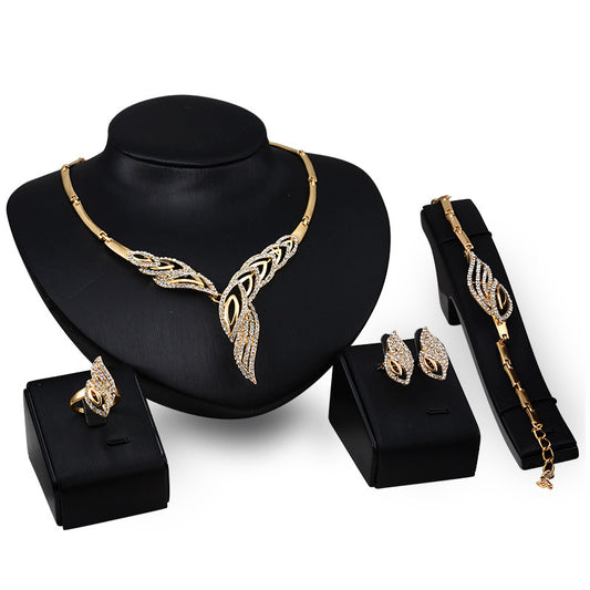 Exaggerated Bridal Gift Female Fashion Jewelry Set