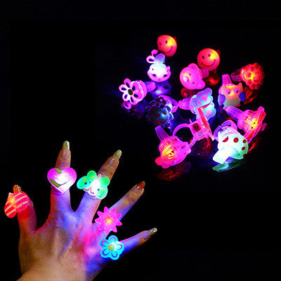 Christmas Light Ring Children's Toys Ring Lamp Push Activities Small Gifts Christmas Gifts