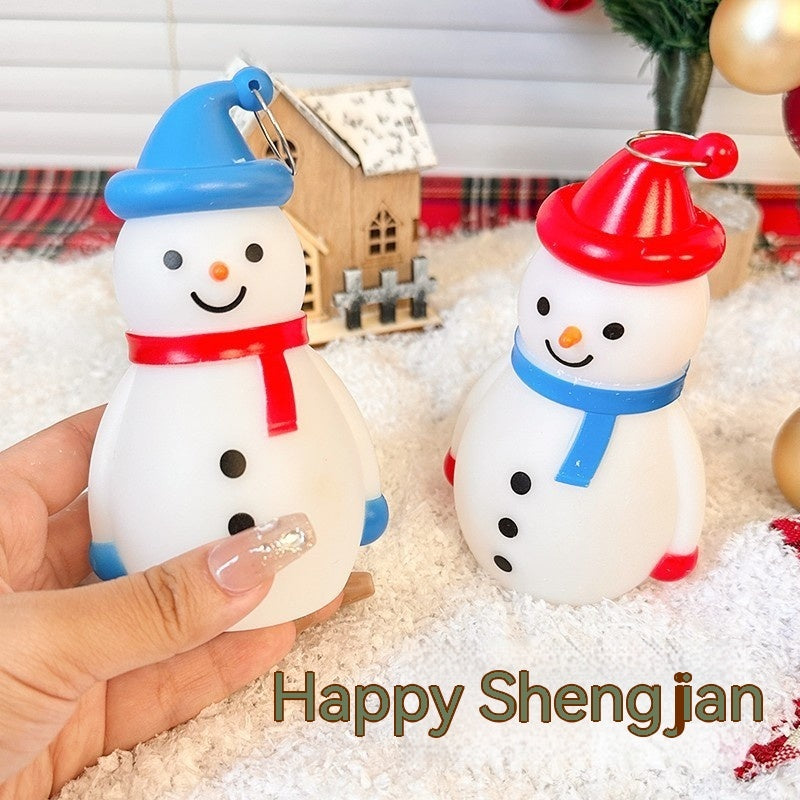 Christmas Decorations Snowman Small Night Lamp