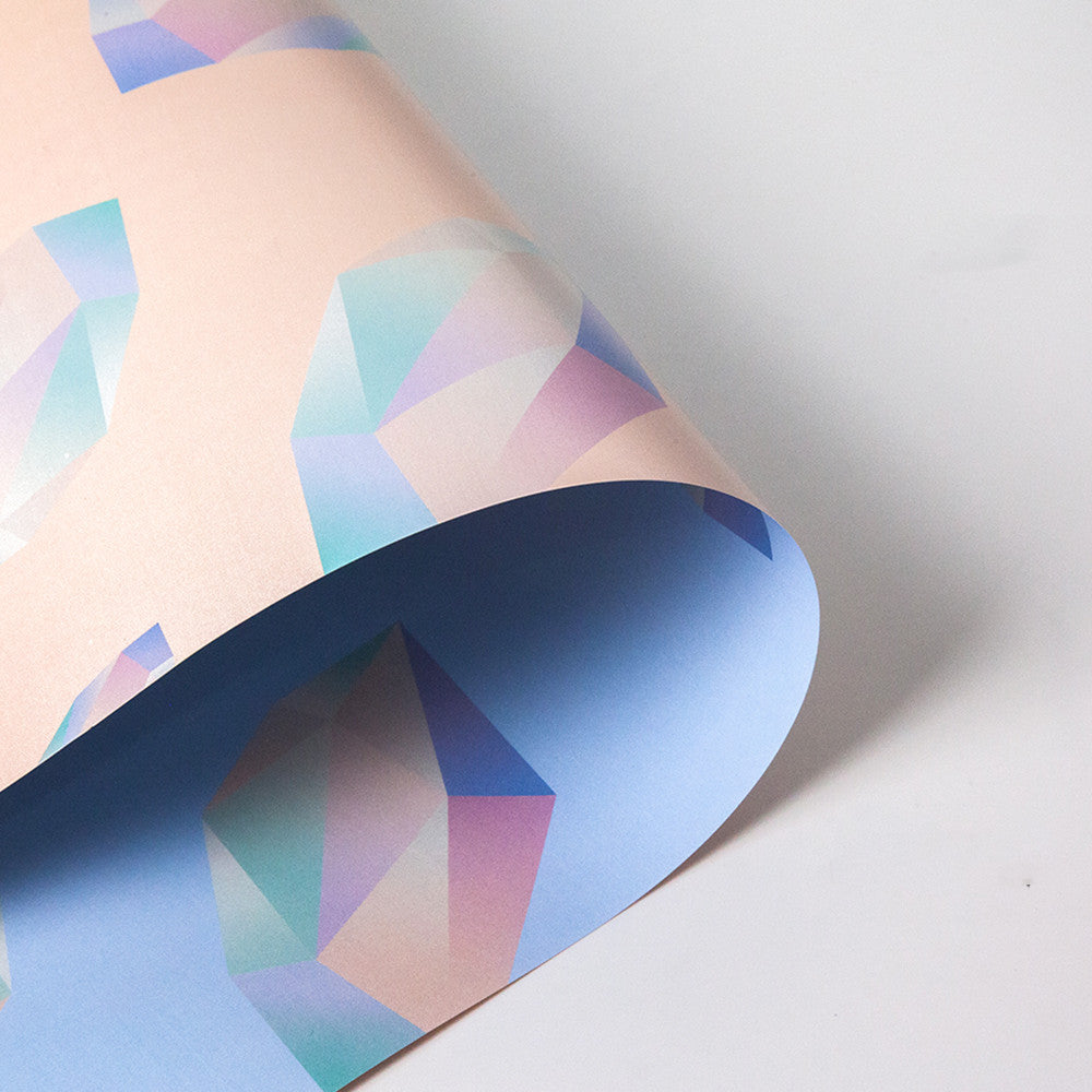 Diamond birthday gift wrapping paper