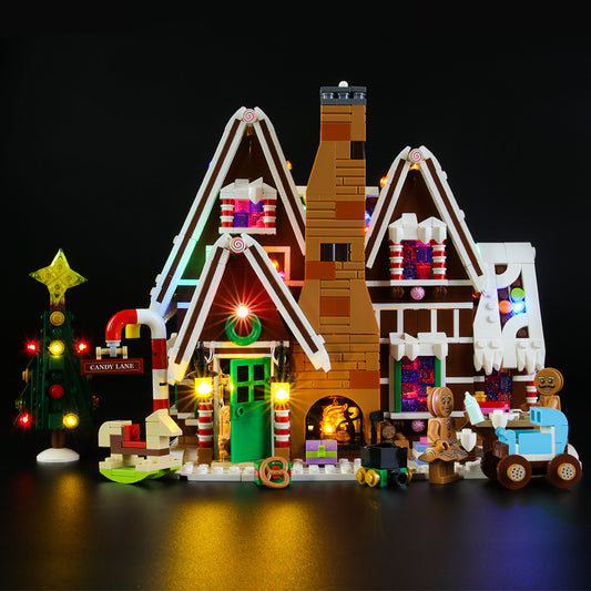 LED String Light for Building Block Gingerbread House