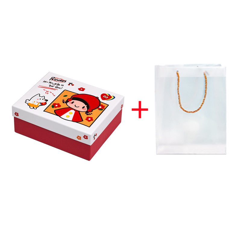 Gift Box Girl's heart wedding candy box with hand gift box