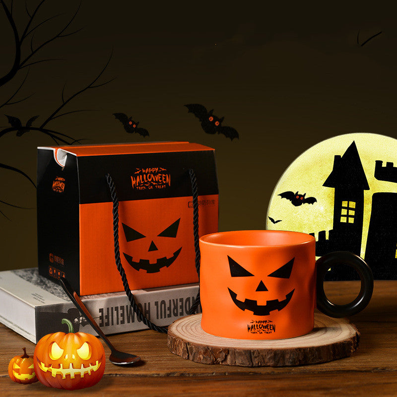 Halloween Gift Pumpkin Cup Ceramic Mug