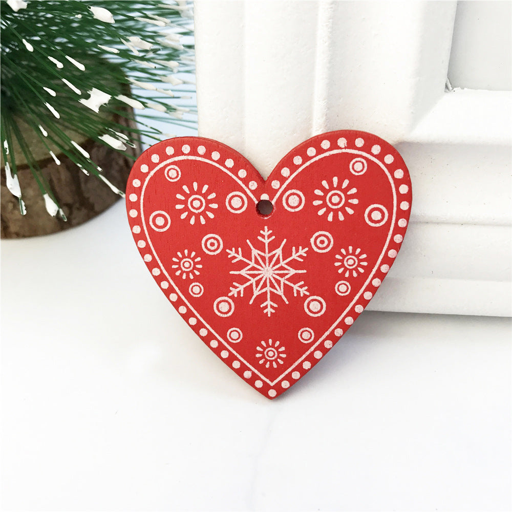 DIY Ornaments Wooden Christmas Gift Pendants