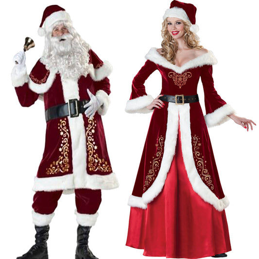 Santa couple costume Christmas dress