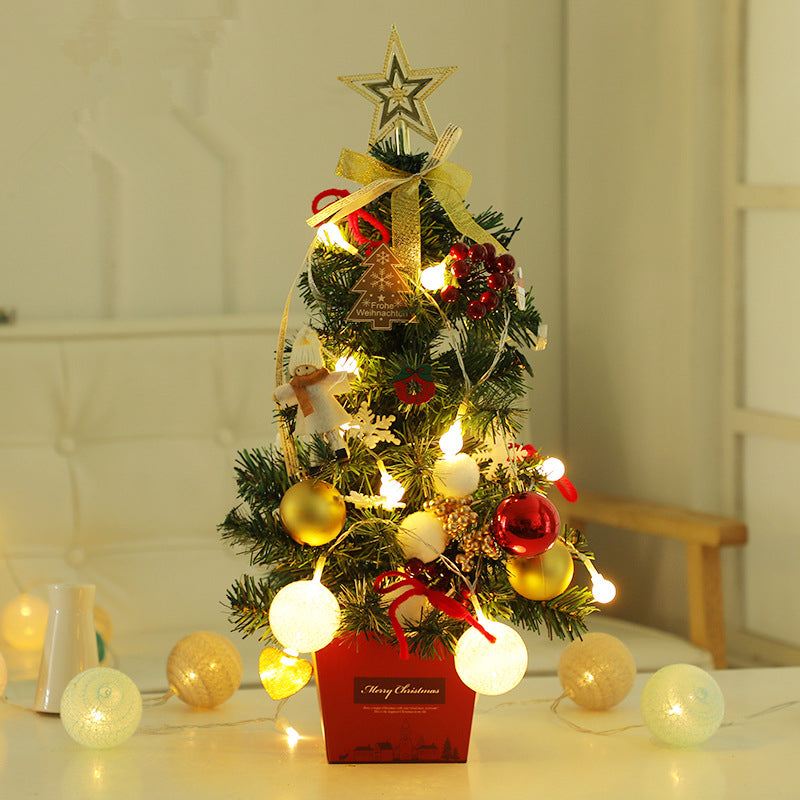 Golden Red Christmas Tree Package
