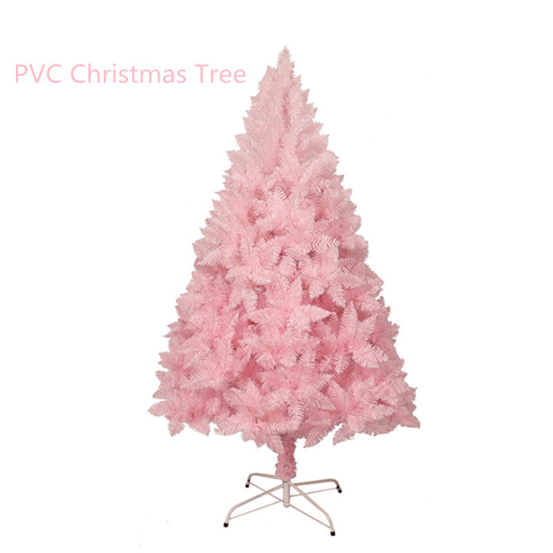 Christmas pink pointed gradient christmas tree