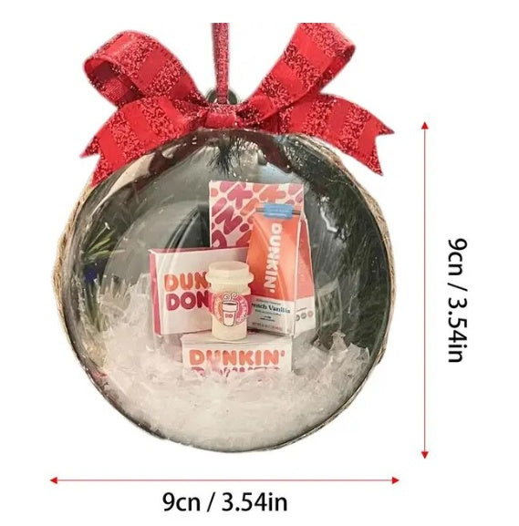 Christmas Tree Decoration Transparent Ball Hanging Decoration