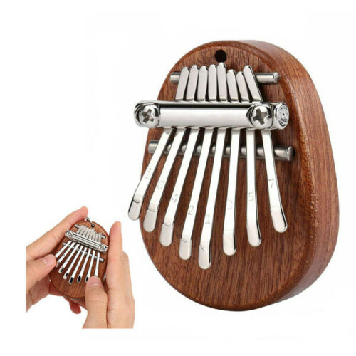 Mini Kalimba Thumb Piano Finger Portable Wood Musical Toy Gift For Kids