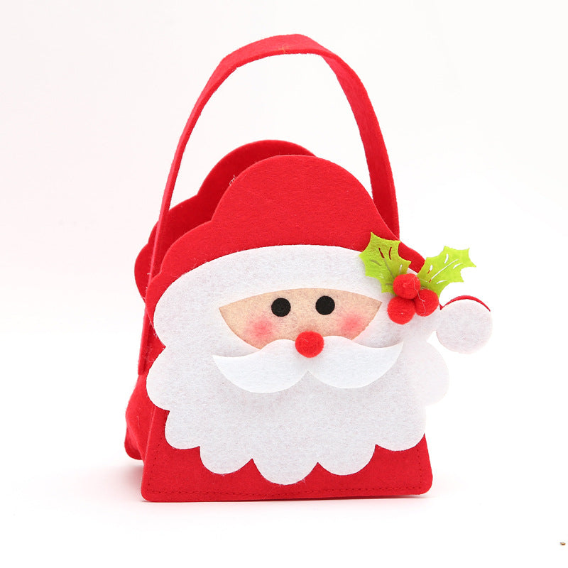 Christmas Santa Claus Candy Bag Elk Snowman Candy Bag Gift For Kids