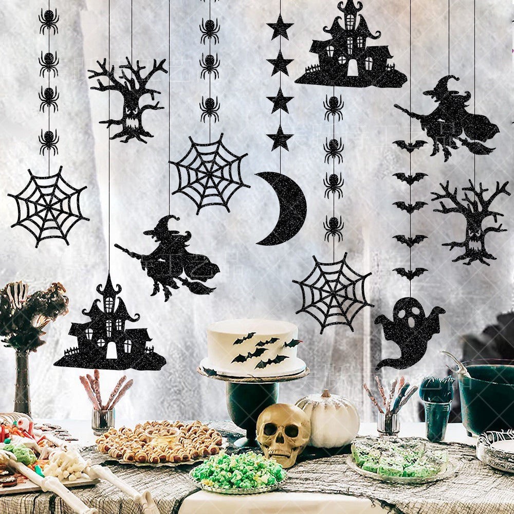 Halloween Decoration Garland Pendant Layout Props