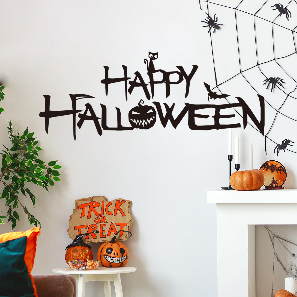 Pumpkin Halloween Decorative Wall Stickers