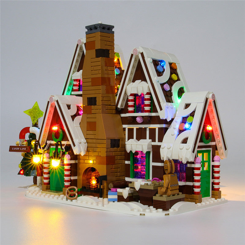 LED String Light for Building Block Gingerbread House