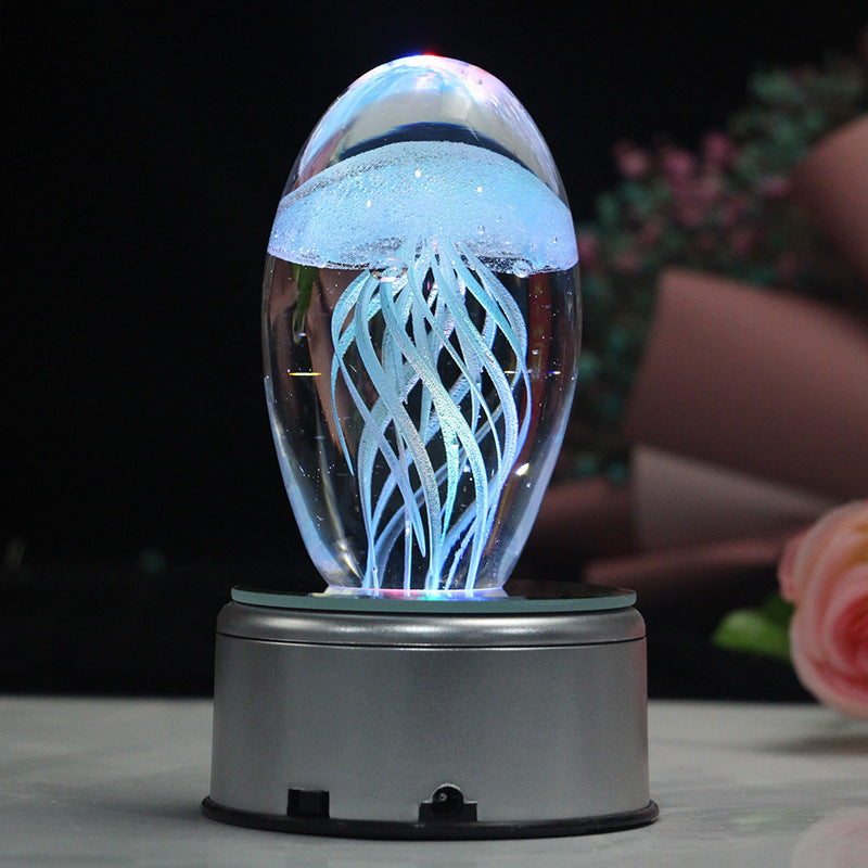 Creative Gift Romantic Jellyfish Music Box Gift Decoration