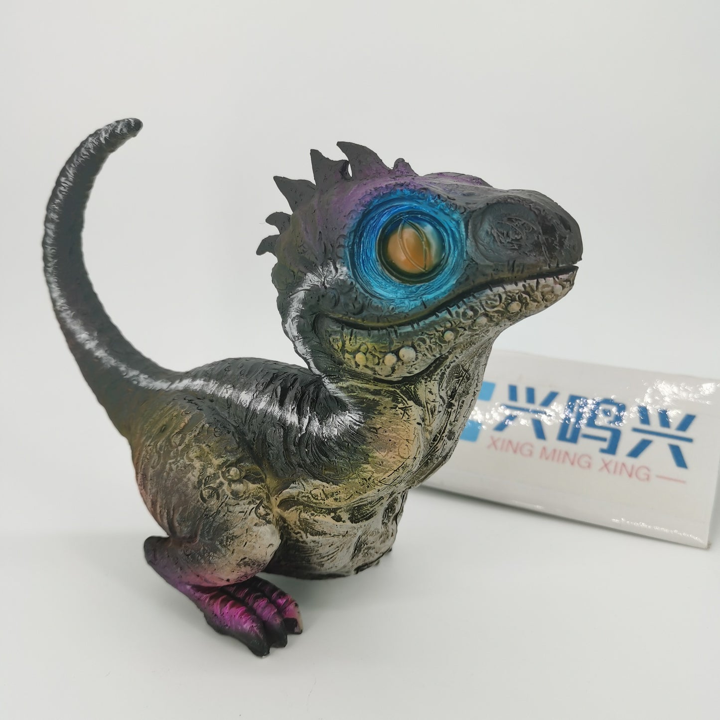 Cute Dinosaur Garden Statues Resin Velociraptor Ornament