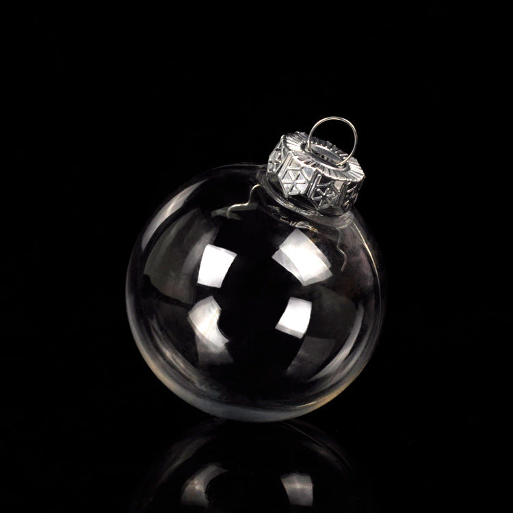Transparent christmas ball