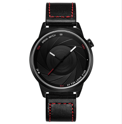 Unique Camera Style Stainless Strap Men Women Gift Wrist Watches