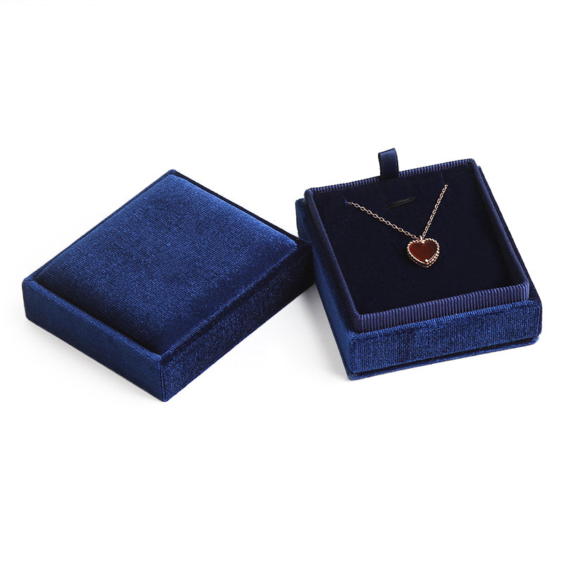 High Grade Ribbon Flannelette Jewelry Gift Box