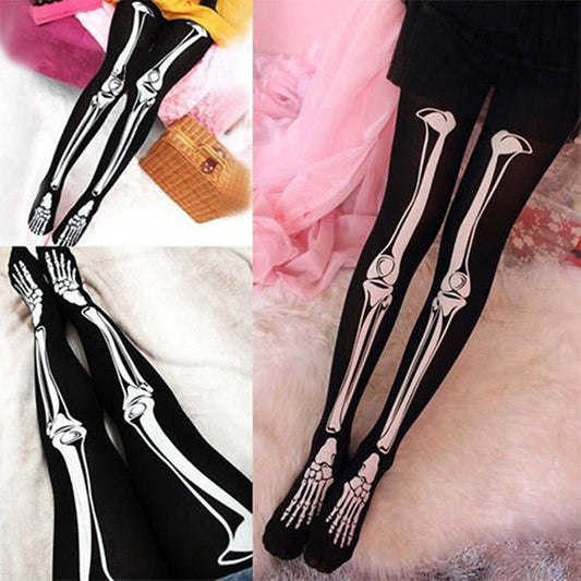 Halloween Prom Party Skull Stockings