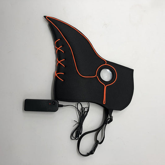 Halloween Mask glowing beak mask