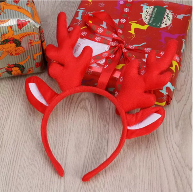 Christmas children's antler headband ball supplies