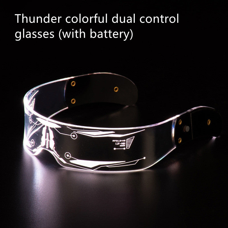 LED Luminous Glasses Party Bar Disco Punk Glasses