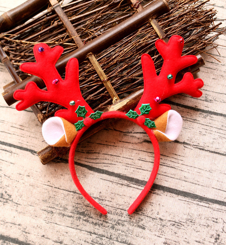 Christmas antler headband children adult headband