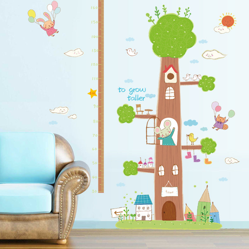 Santa Claus Christmas Tree Mural Sticker