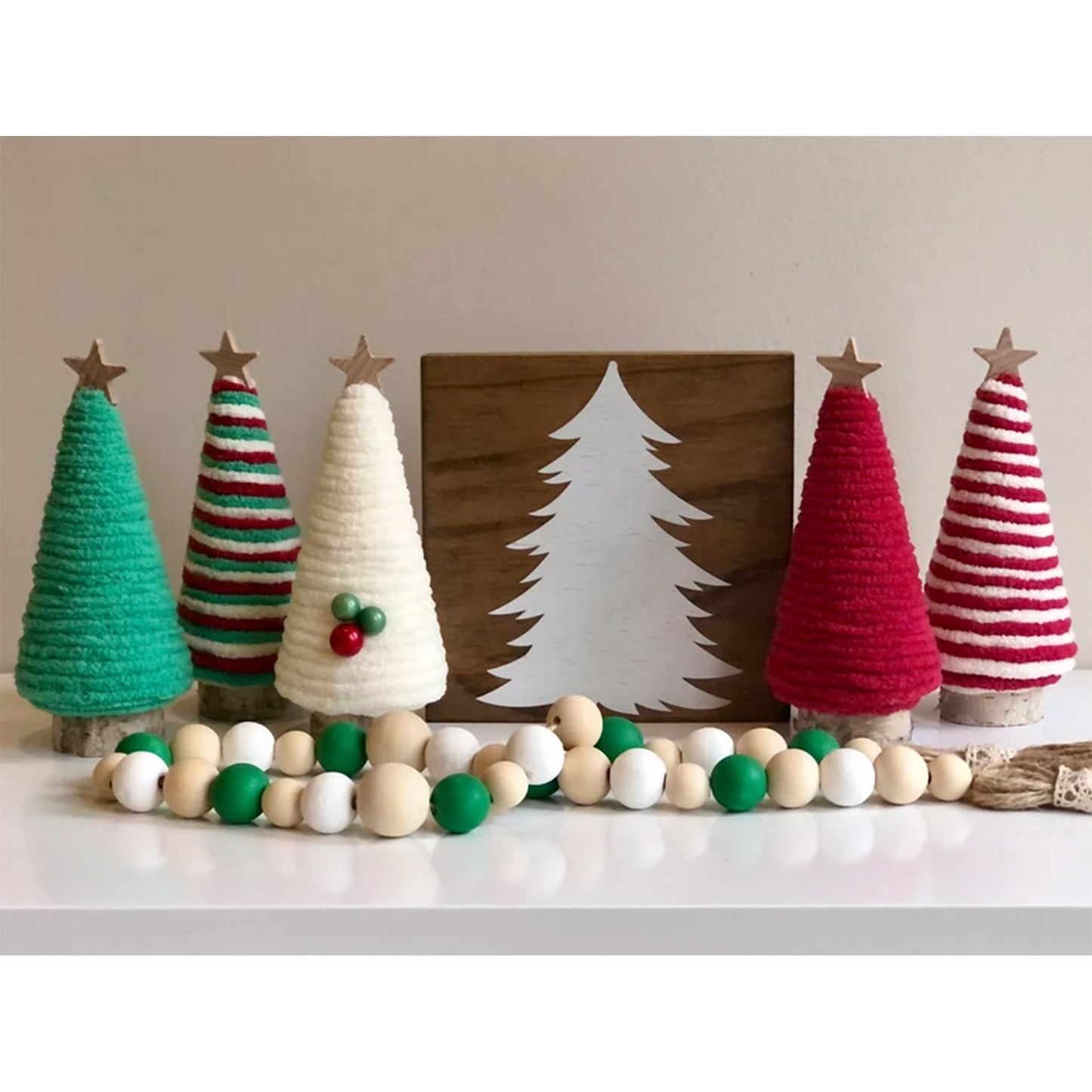 Christmas Layout Mini Christmas Tree Decorations