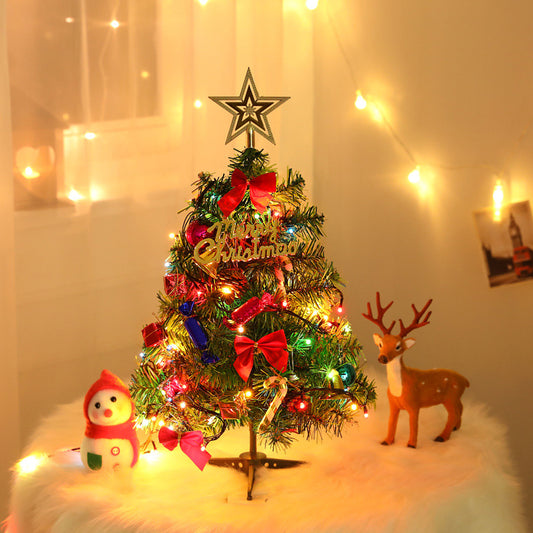 Mini Christmas Tree With Lights Small Accessories Bow Bells