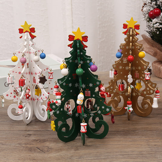 Christmas tree scene decoration