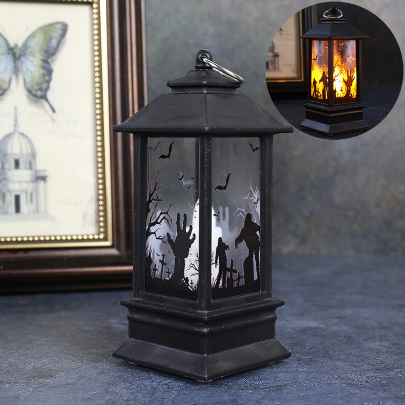 Creative Halloween Simulation Flame Lamp Ornaments