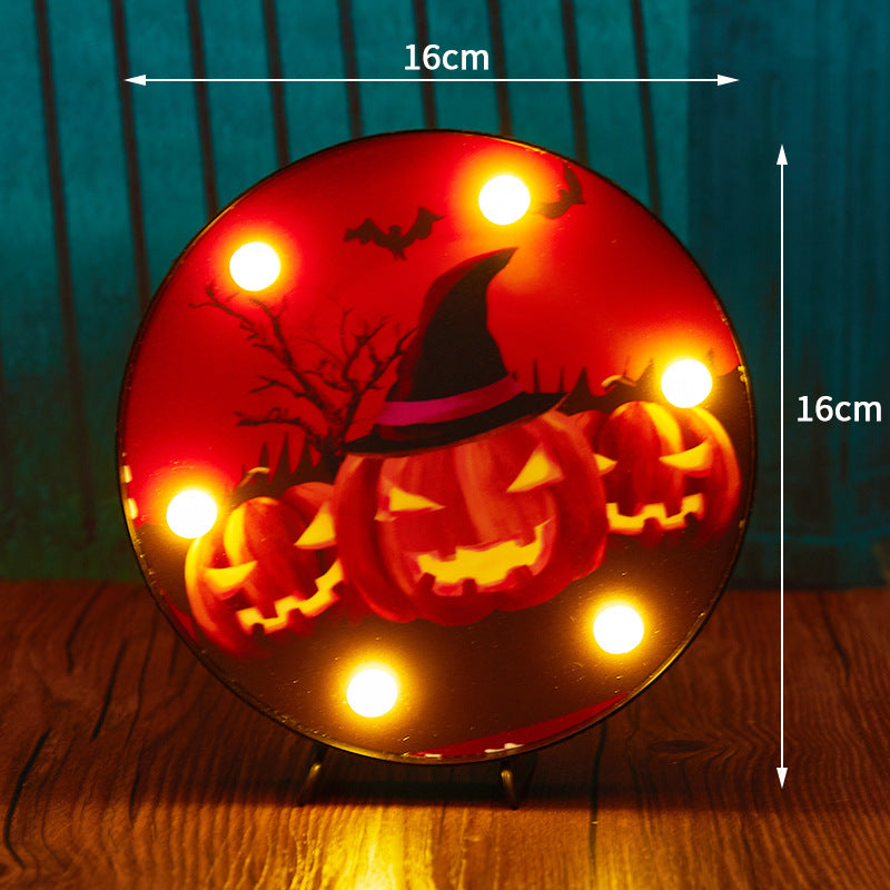 Halloween Decoration LED Light Pumpkin Ladybug Bat Head