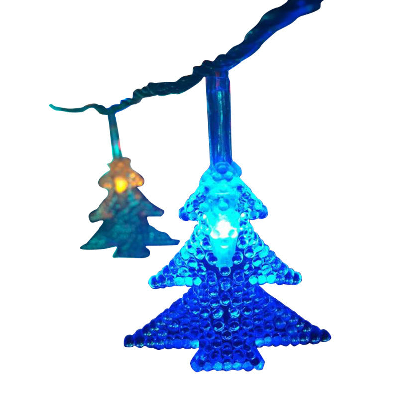 Led Christmas tree decorations with small colored lights