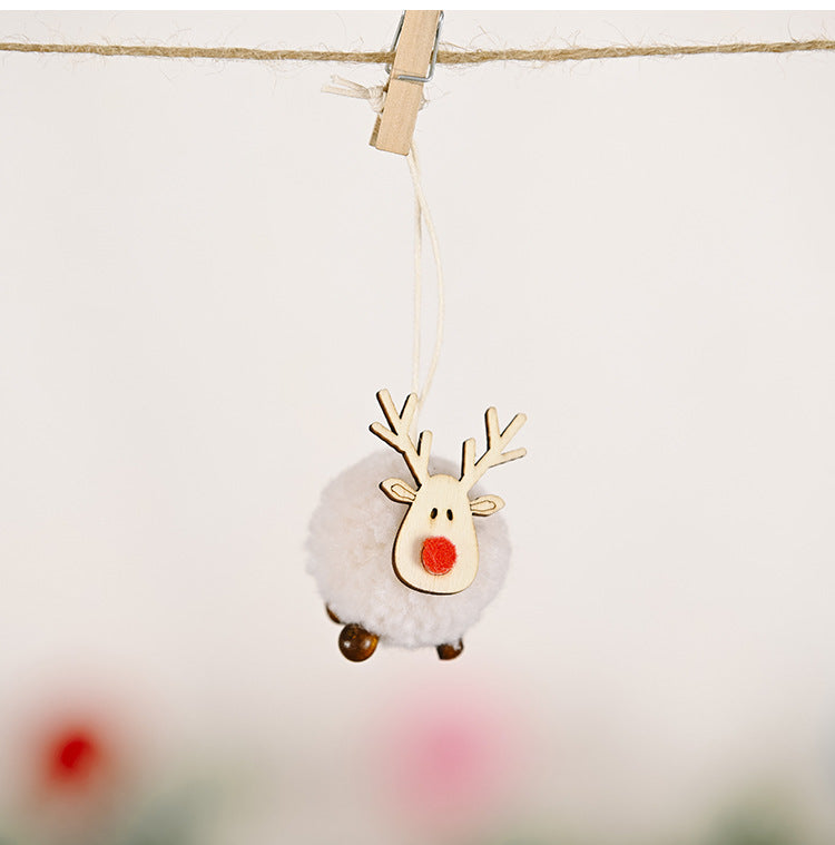 Elk pendant Christmas tree pendant