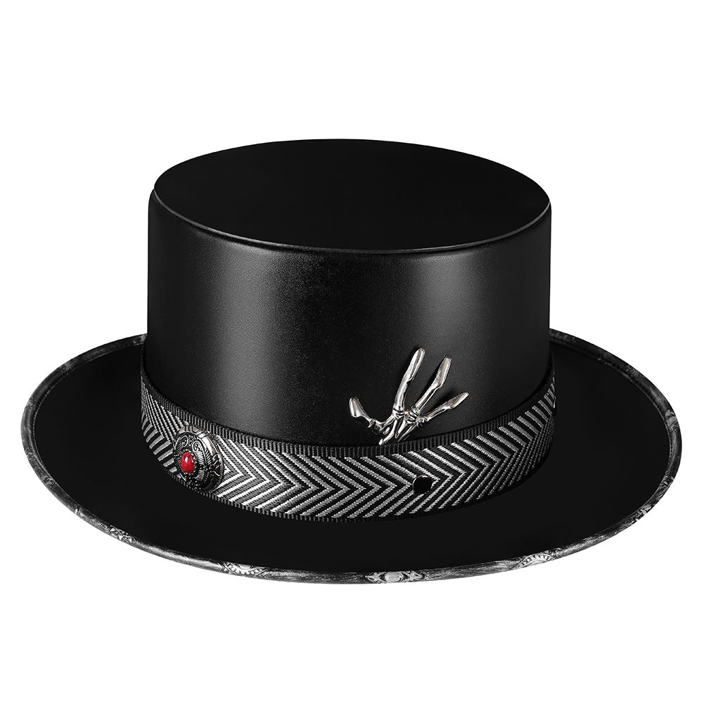 Halloween Plague Doctor Dome Magic Hat Gentleman Top Hat