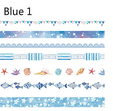 Gift box tape set Luyu series DIY daily material stickers