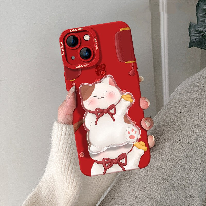 New Year Fortune Cat Phone Case