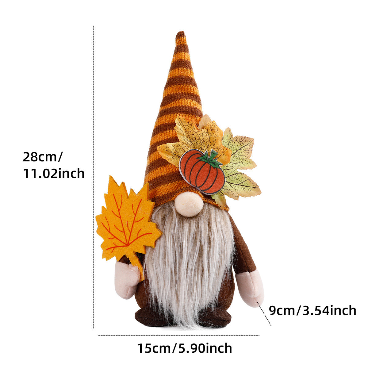 New Harvest Festival Sunflower Rudolf Thanksgiving Day Faceless Doll