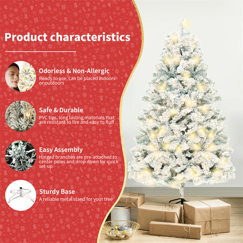 Christmas Tree PVC Artificial Snow Christmas Tree Mall Window