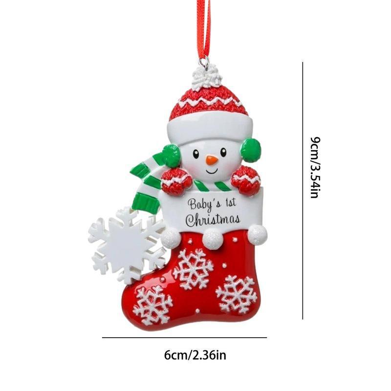 Christmas Automobile Hanging Ornament Mini Socks