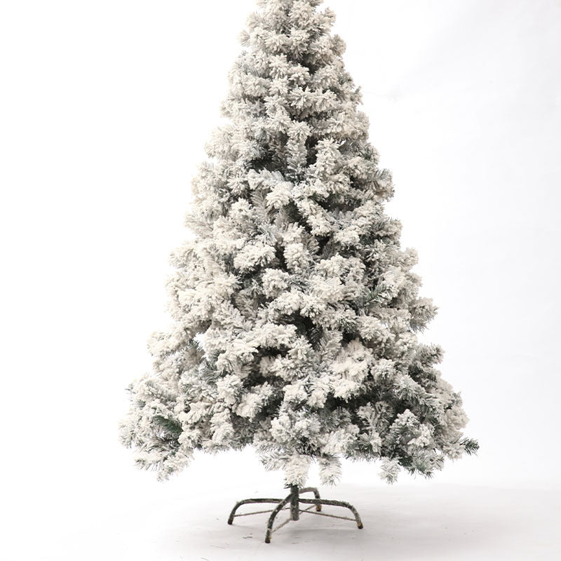 Flocking Artificial Snow Scene Christmas Decoration Tree