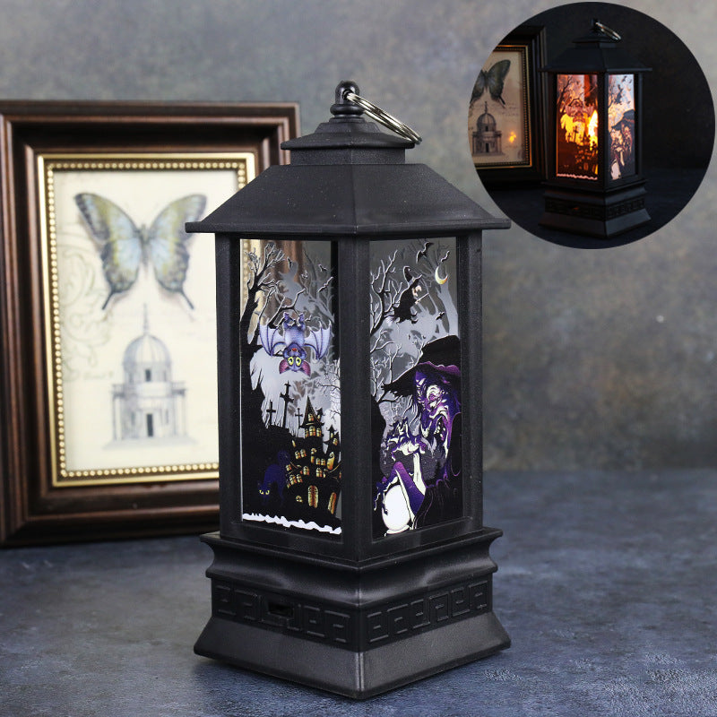 Creative Halloween Simulation Flame Lamp Ornaments