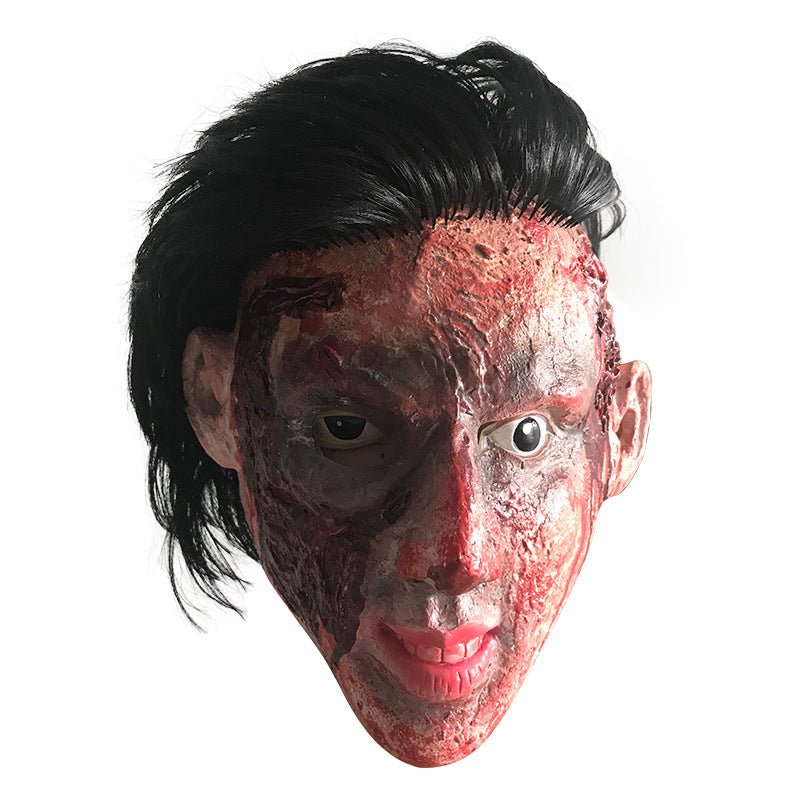 Halloween horror latex headgear