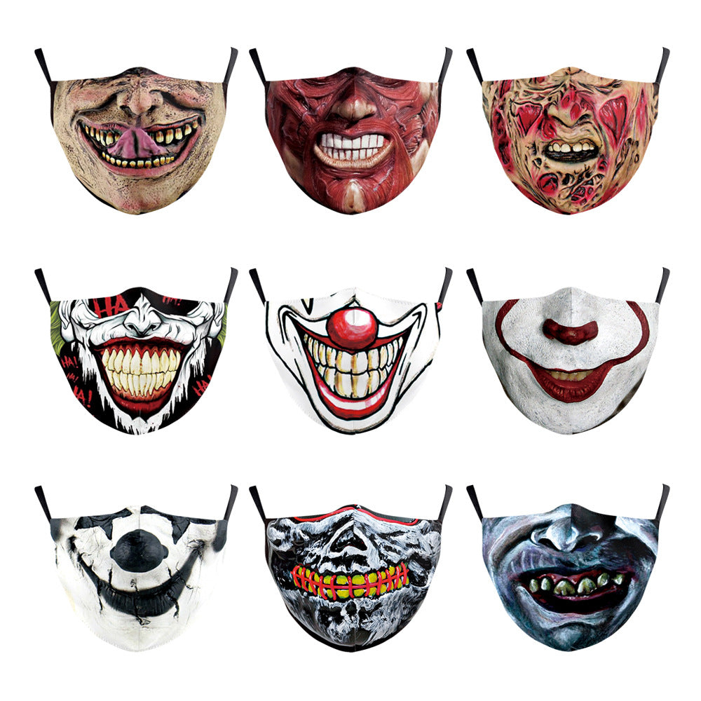 3D Halloween Terrorist Protective Mask