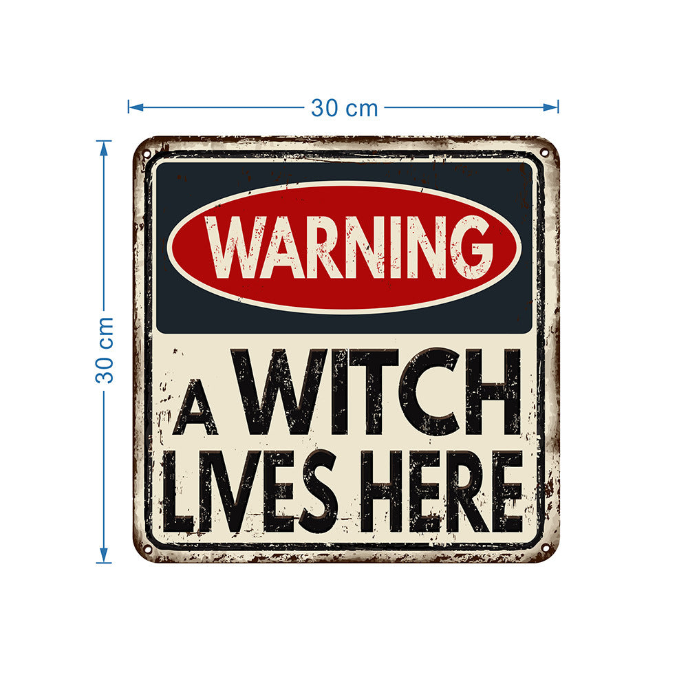 Halloween Holiday Wall Sticker Warning Label