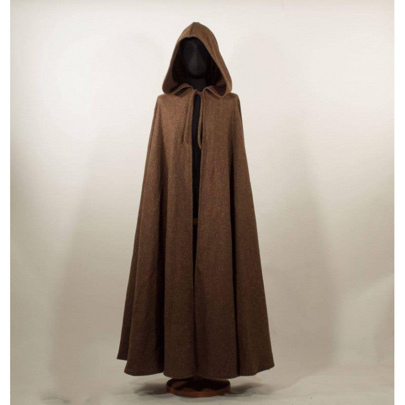 Women's Fashionable Halloween Medieval Tweed Cloak