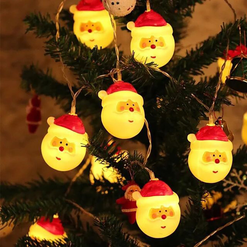 Lovely Santa Claus LED String Lights Waterproof Christmas Tree Decoration